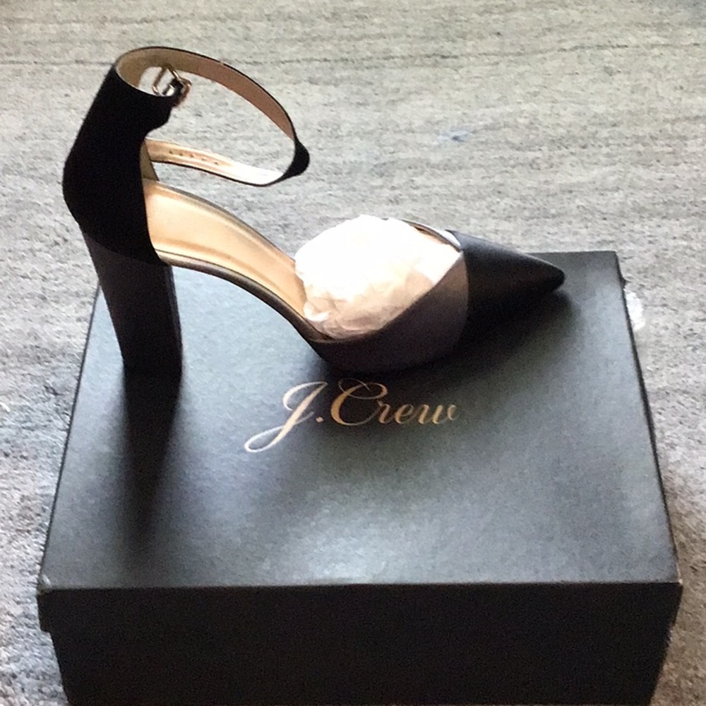 Jcrew- Satin Colorblock Pumps